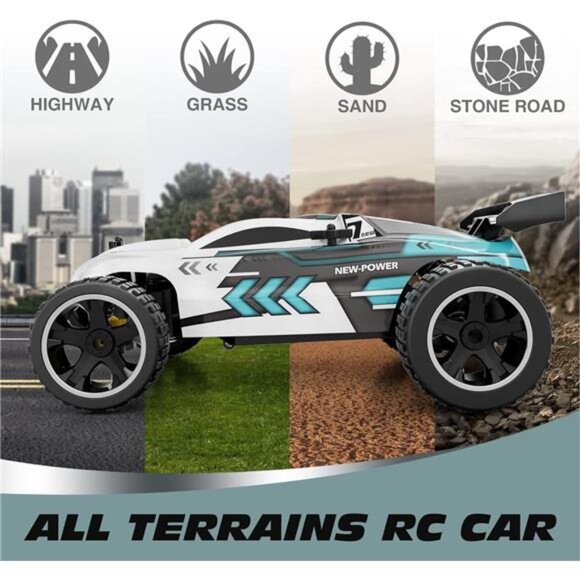 RC Cars Remote Control Car for Kids, 1:18 Scale 20 KM/H 2WD Offroad uggy, 2.4GHz - Picture 6 of 7